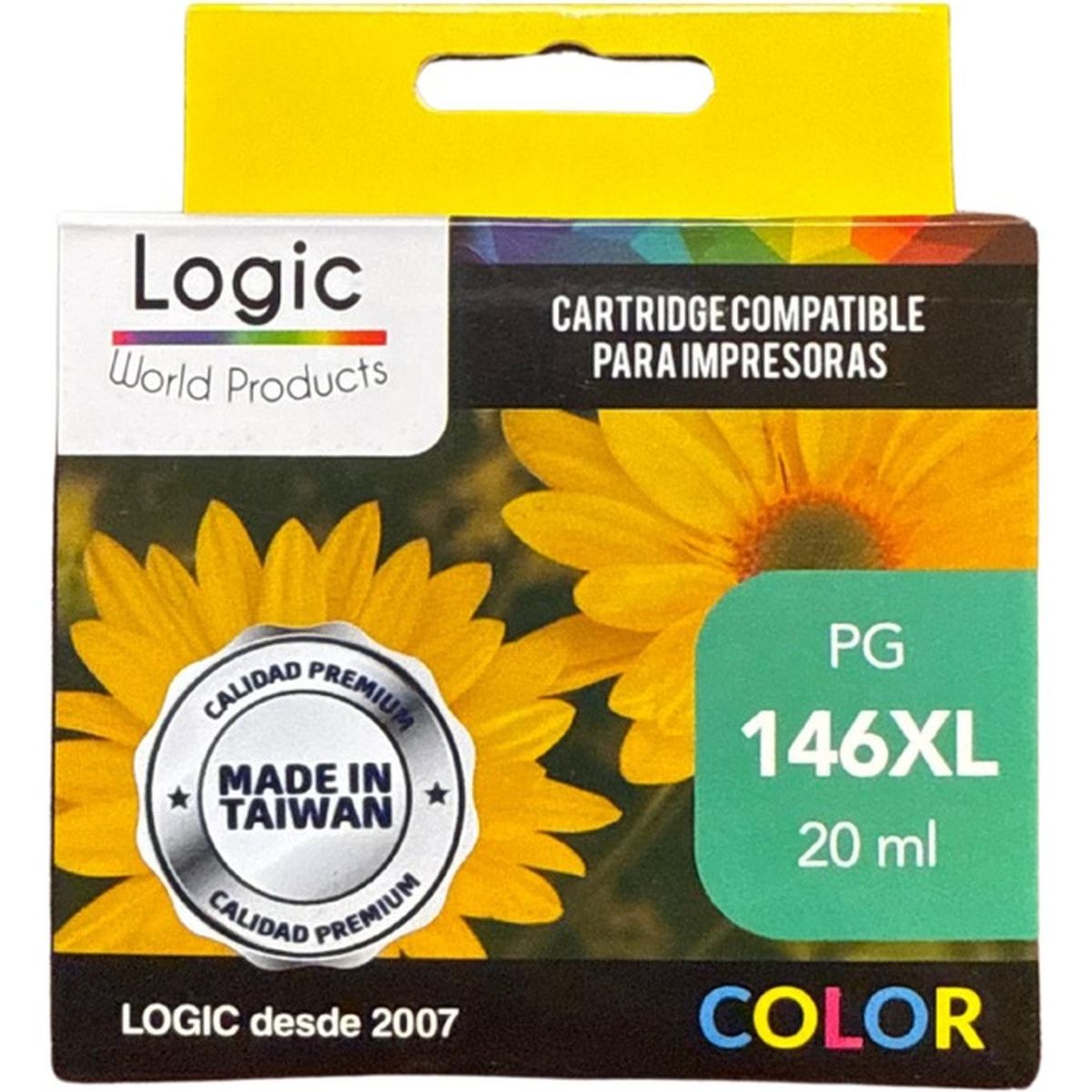 GENERICO - Tinta Compatible para 146XL Tricolor MG2410/MG2510/MG2910