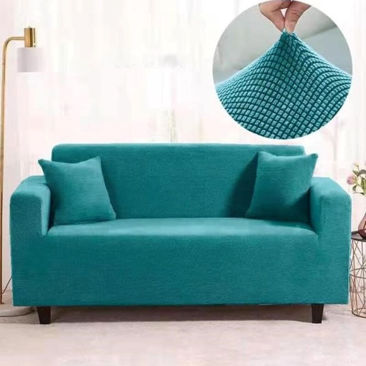 GENERICO - FUNDA CUADRILLE 3 CUERPO TURQUESA 180 A 230 CM ROUSS