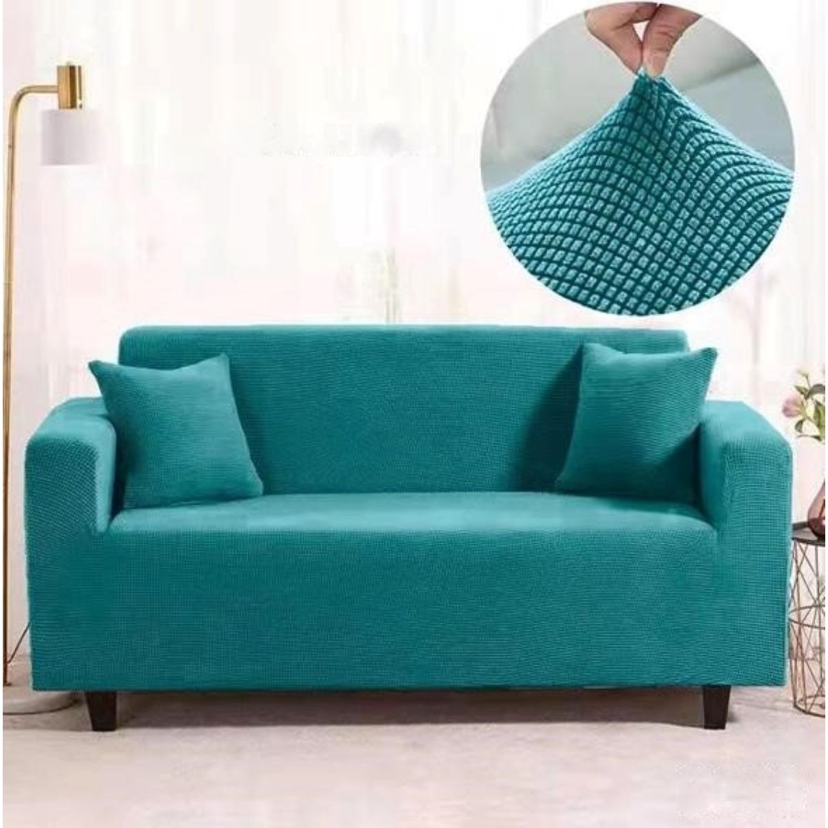 GENERICO - FUNDA CUADRILLE 3 CUERPO TURQUESA 180 A 230 CM ROUSS