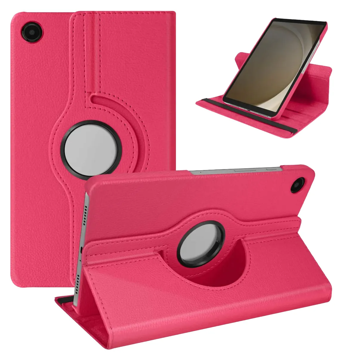 JOIGO - Carcasa Funda Giratoria Para Samsung A9+ Plus Fucsia
