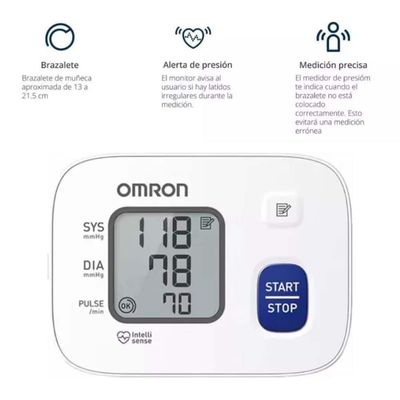 Imagen 2 del producto Esfigmomanómetro - Toma Presión De Muñeca Hem 6161E