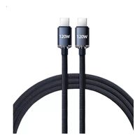 Cable Doble Cristal Usb C - Usb C 120w Carga Rapida 2 Metros