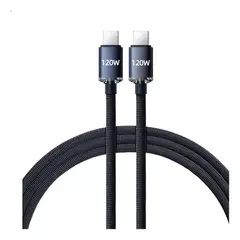 GENERICO - Cable Doble Cristal Usb C - Usb C 120w Carga Rapida 2 Metros