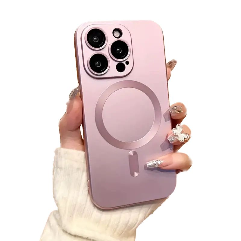 GENERICO - Carcasa Magsafe Metalizada Para iPhone 11 Pro Rosa