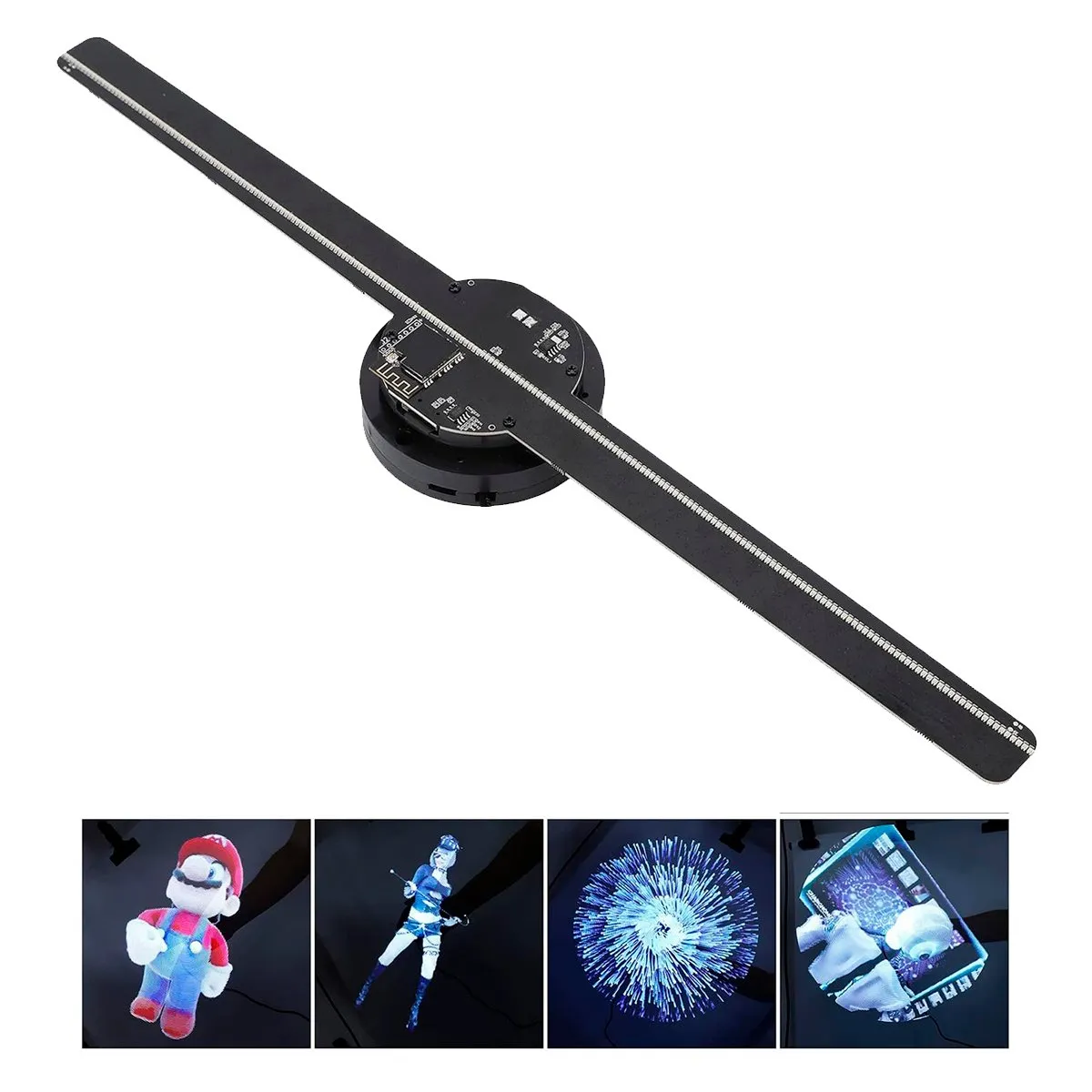 GENERICO - Proyector De Holograma 3d Publicidad Pantalla Ventilador