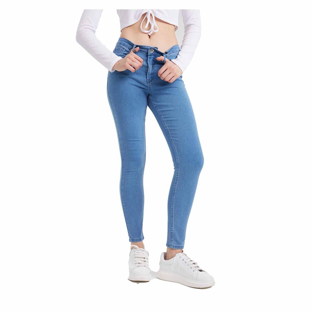 FASHION'S PARK - Jeans Mujer Super Skinny Emilia Azul Fashion's Park