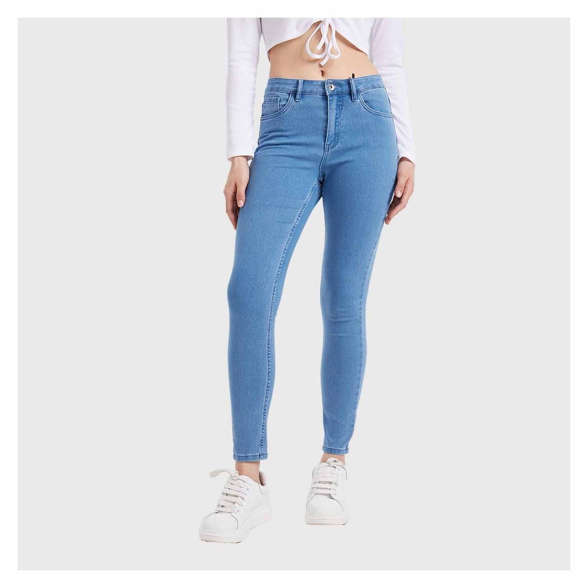 FASHION'S PARK - Jeans Mujer Super Skinny Emilia Azul Fashion's Park