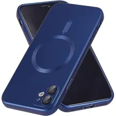 GENERICO - Carcasa Magsafe Metalizada Para iPhone 12 Azul
