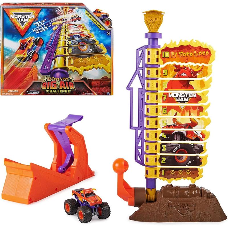 MONSTER JAM - Monster Jam Playset El Toro Loco Big Air Challenge