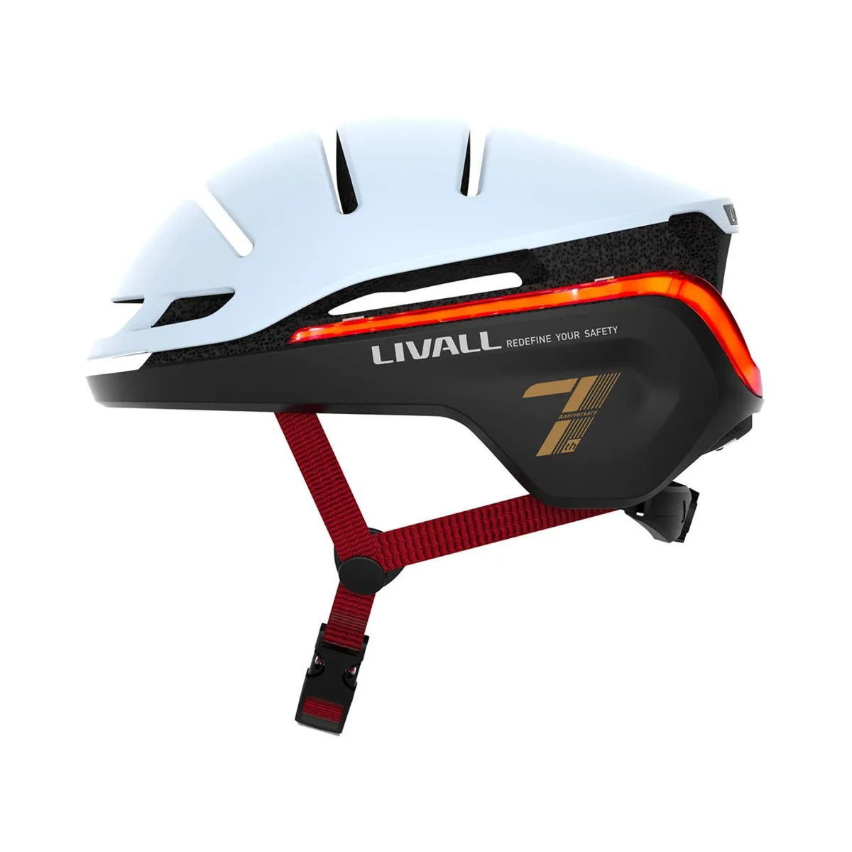 LIVALL - Casco inteligente LED EVO21 Talla L Blanco