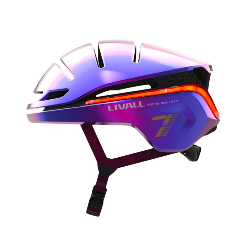 LIVALL - Casco inteligente LED EVO21 Talla M Ultravioleta