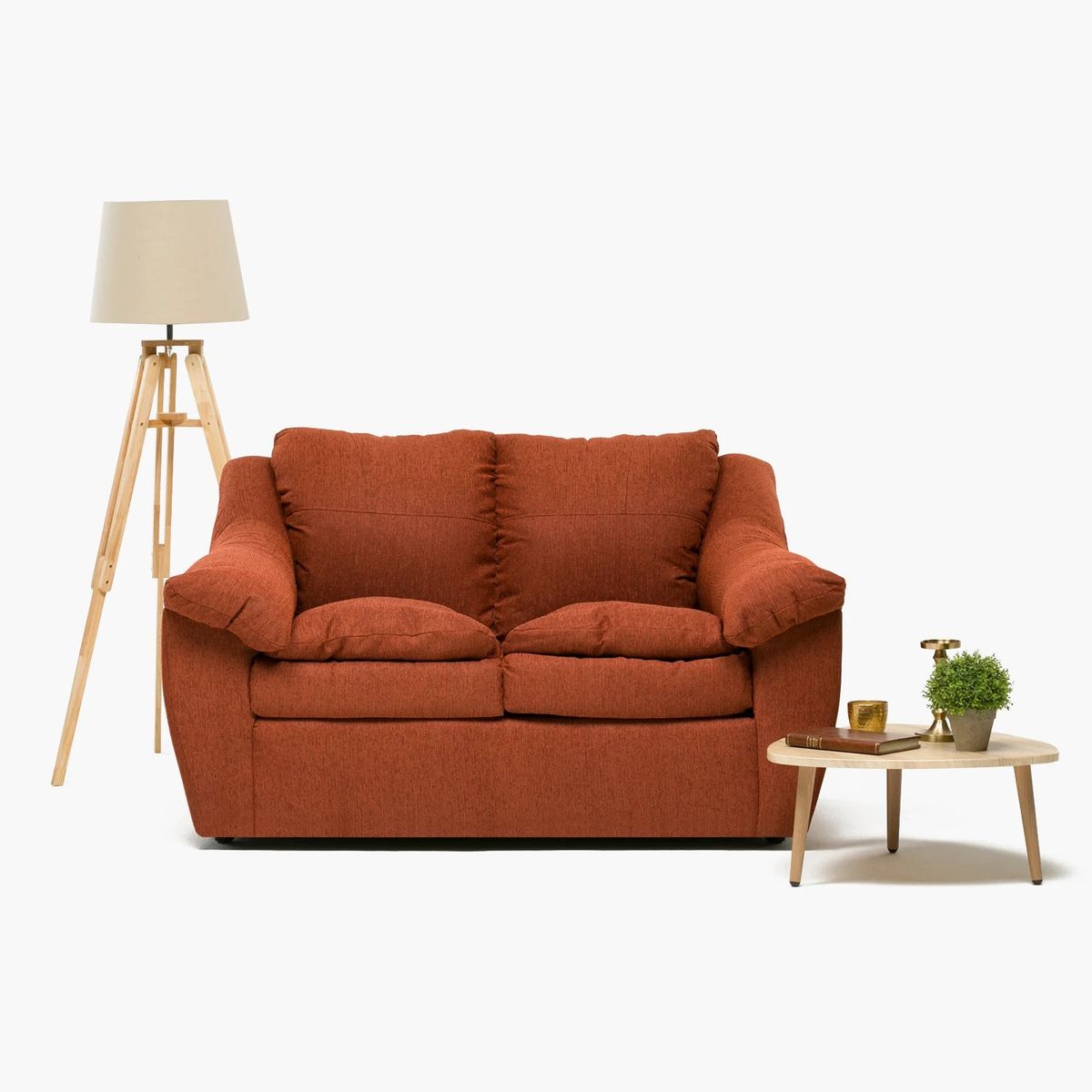 CABSUR - SOFA GALICIA 2CPOS TERRACOTA