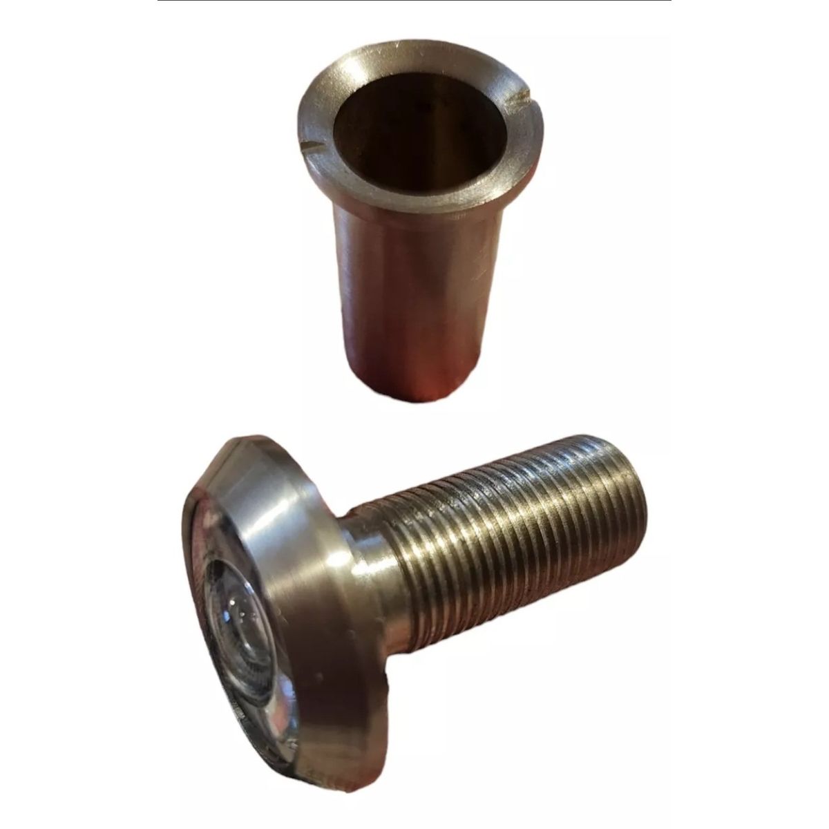 GENERICO - Ojo Mágico Mirilla Óptica DV001 180° Níquel Satín 35-60mm