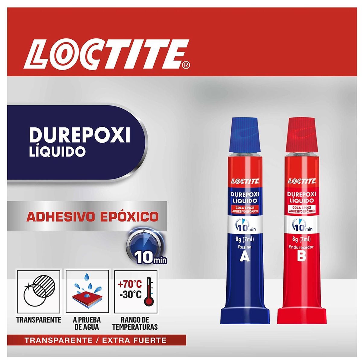 LOCTITE - Adhesivo Epóxico 16g Transparente Durepoxi Loctite