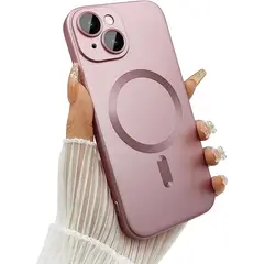 GENERICO - Carcasa Magsafe Metalizada Para iPhone 13 Rosa