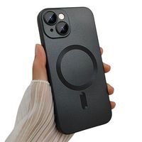 Carcasa Magsafe Metalizada Para iPhone 13 Negro