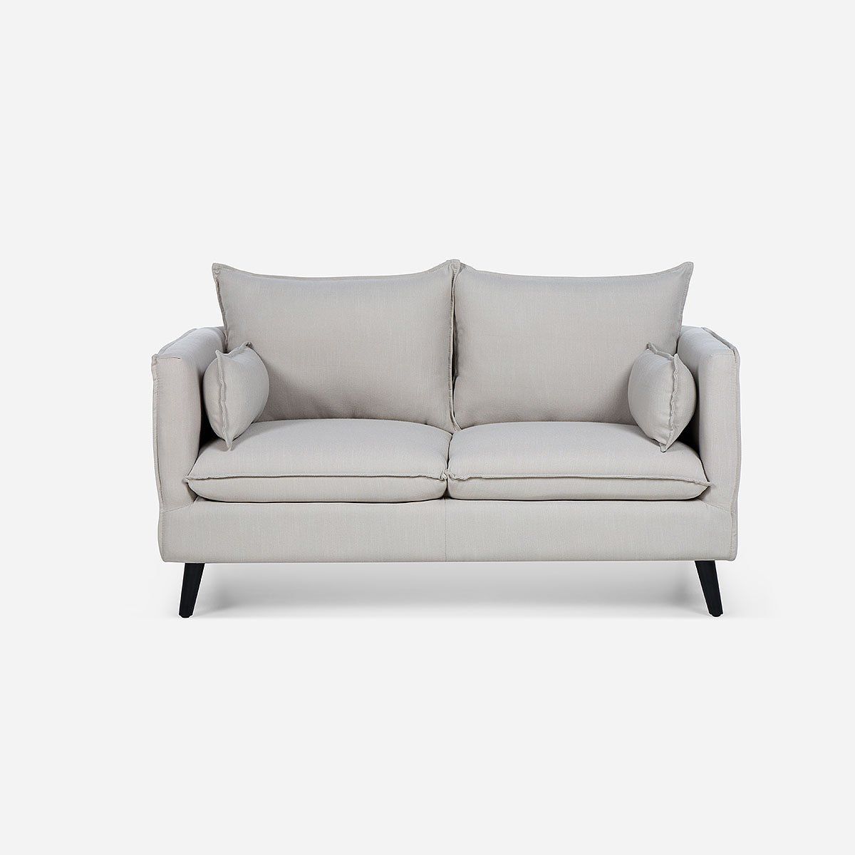 ROSEN - Sofá Rosen Tain 2 Cuerpos Tela Beige