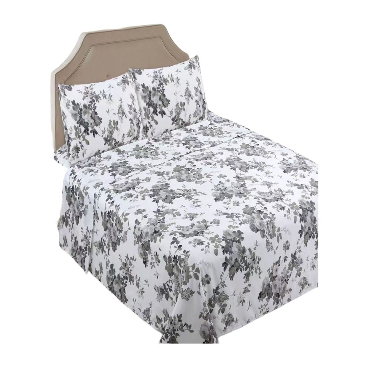 GENERICO - JUEGO DE SABANAS PLAZA Y MEDIA CON DISEÑO