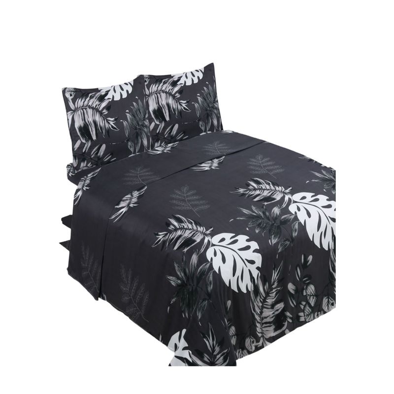 GENERICO - JUEGO DE SABANA PARA CAMA KING CON DISEÑO