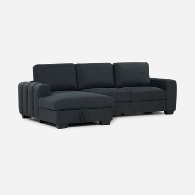 Imagen 2 del producto Sofá Seccional Boston Con Almacenaje Izquierdo Tela Grafito