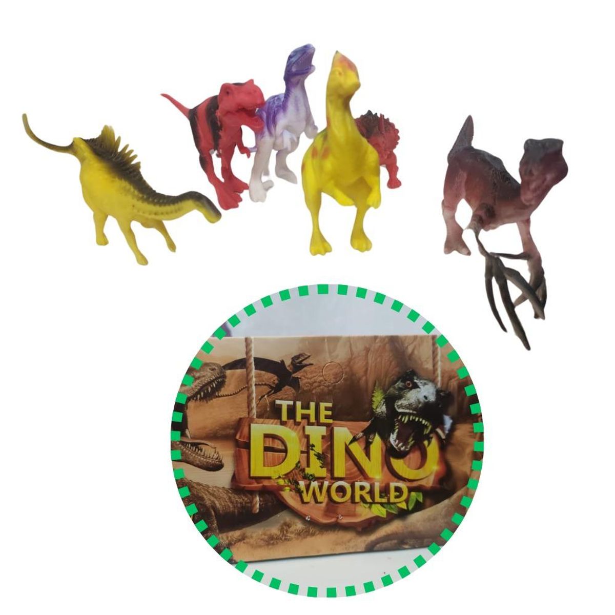 ARTIDIX - Set de 6 dinosaurio de juguete diferentes diseños