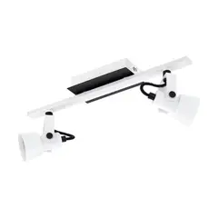 EGLO - Foco Sobrepuesto Gu10 Trillo Blanco Negro 97372