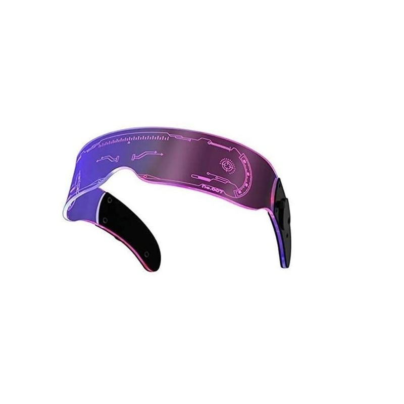 GENERICO - Lentes RGB Para Fiestas Luces LED Cosplay Disfraz