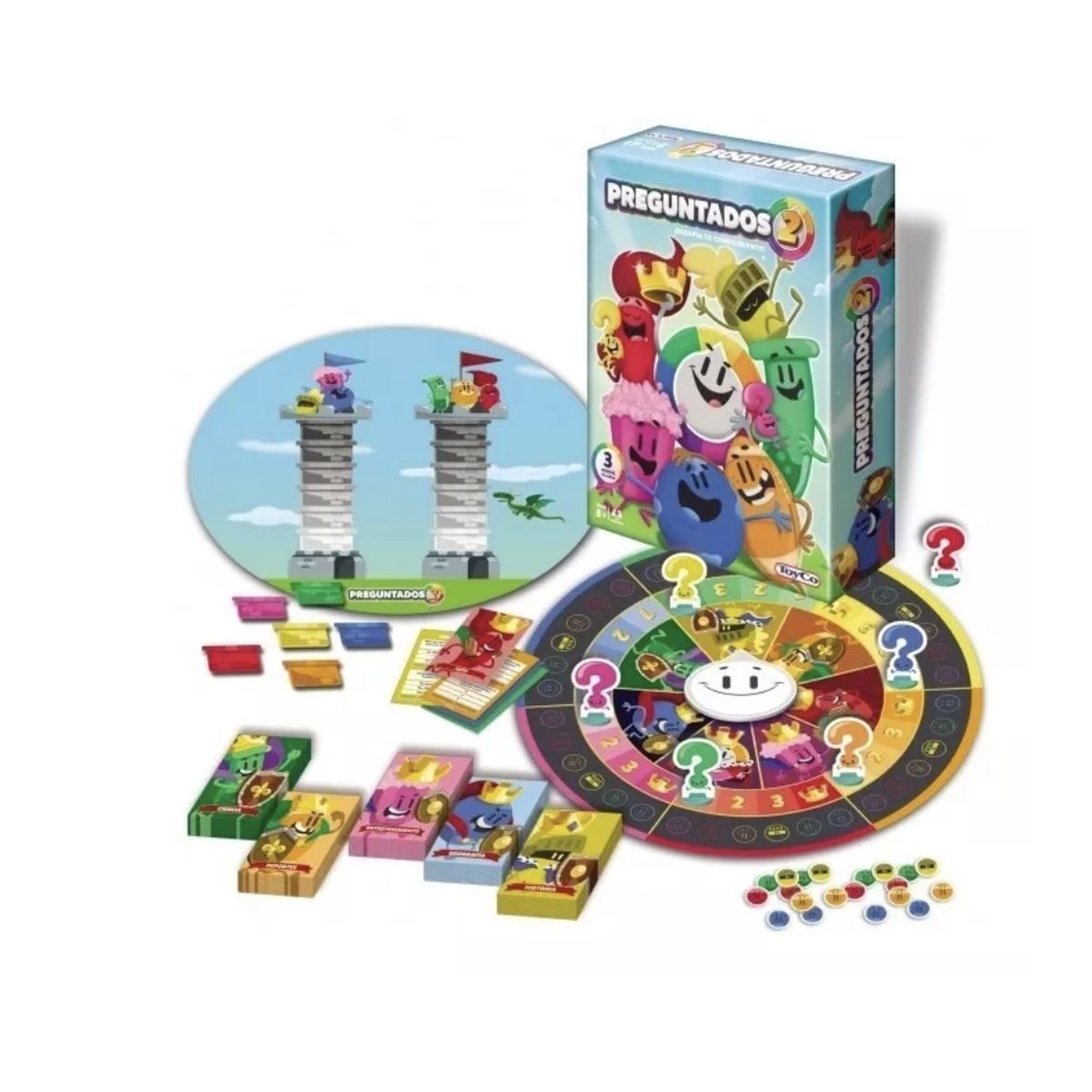 PLAYFUN - Preguntados 2 - Juego De Mesa - Trivia - Español