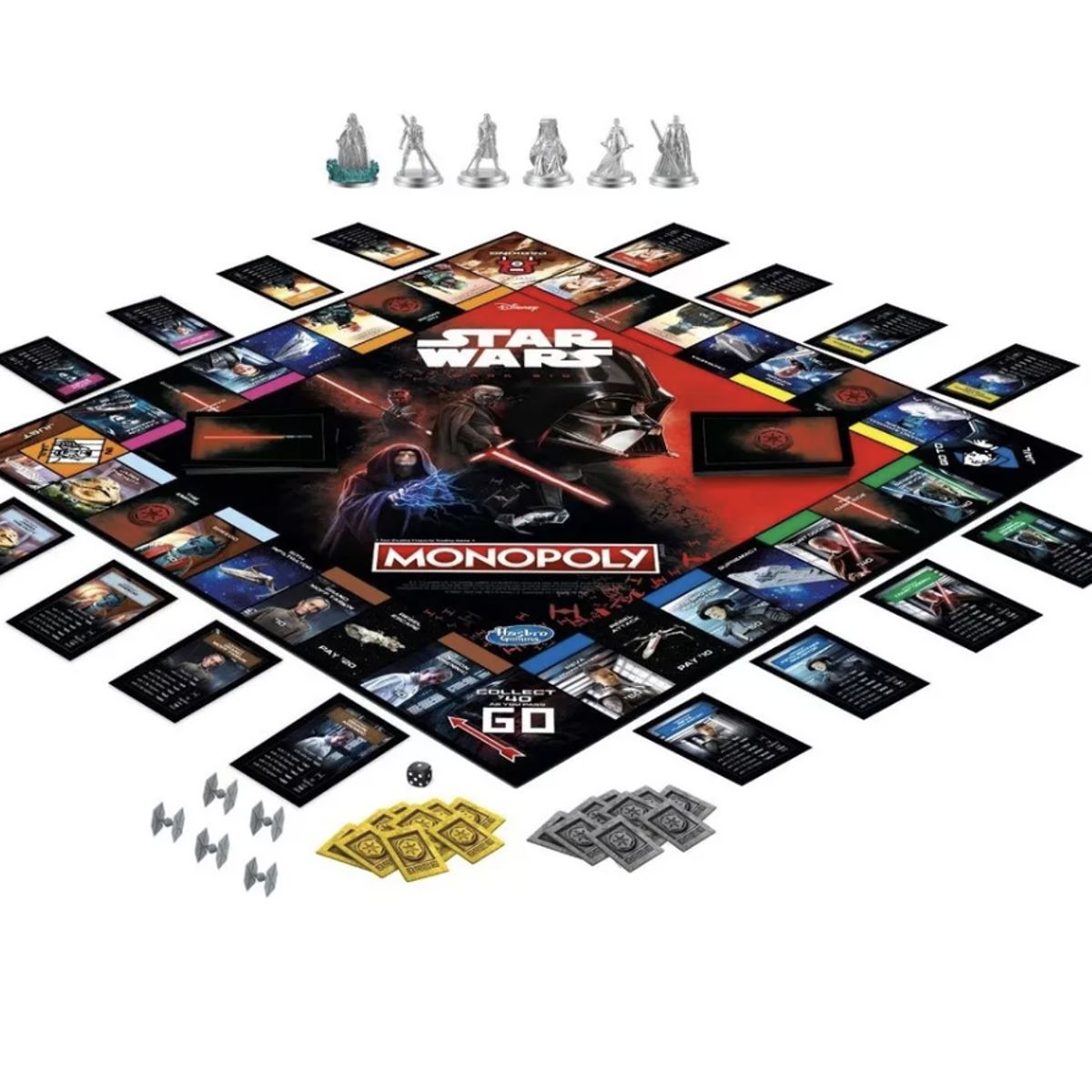 HASBRO - Monopoly Star Wars El Lado Oscuro Dark Side - Juego De Mesa