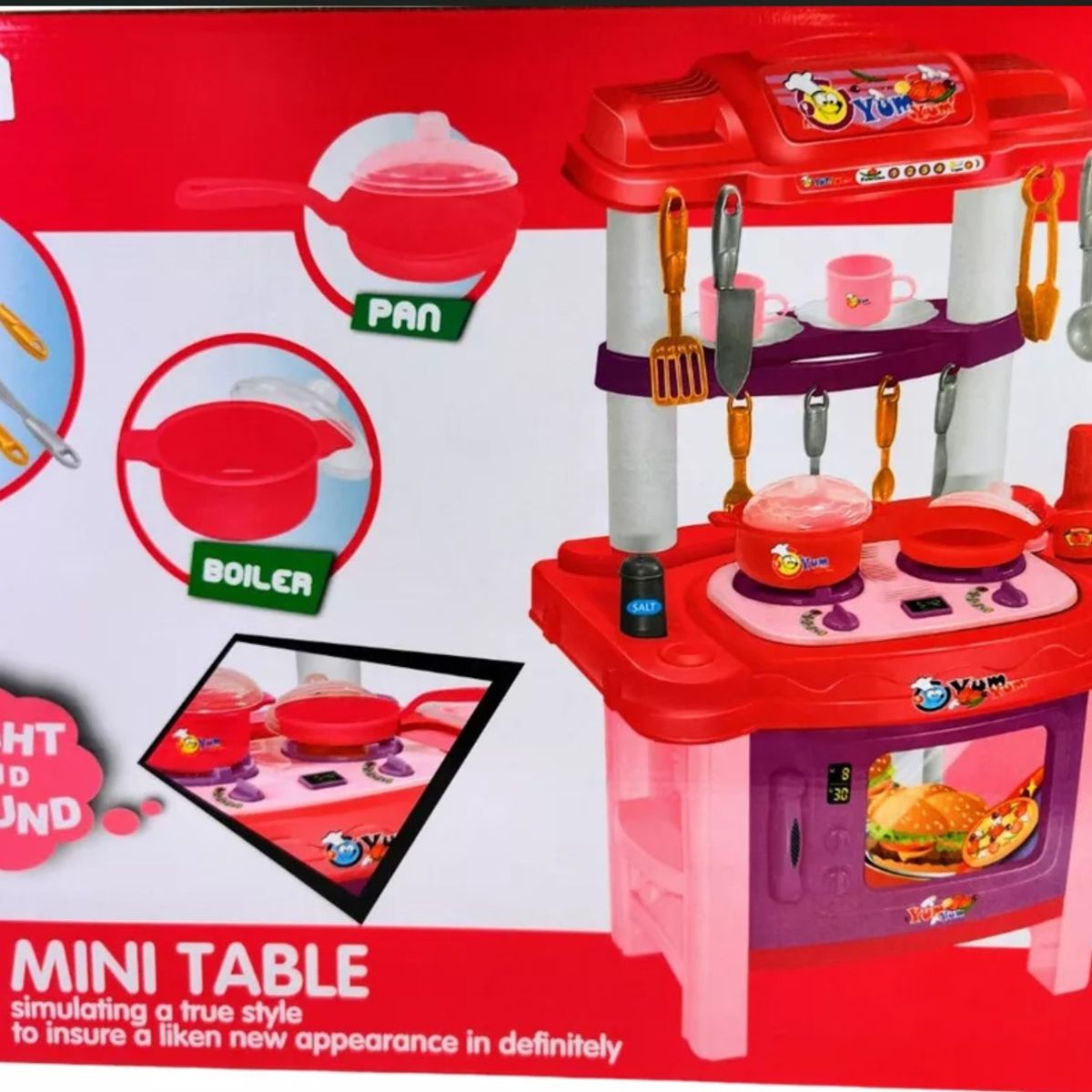GENERICO - Cocina de Juguete Realista Grande