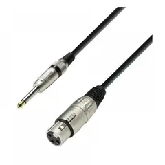 STAGELAB - Cable Plug 6.3 Macho A Xlr Hembra De 6 Metros Negro