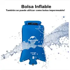 NATUREHIKE - Bolsa Impermeable E Inflable Azul