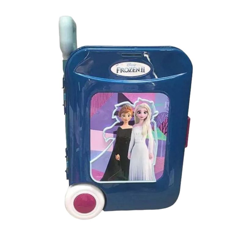 GENERICO - Juguete Set Maleta Tocador 14 Piezas 3 En 1 Morado Frozen II
