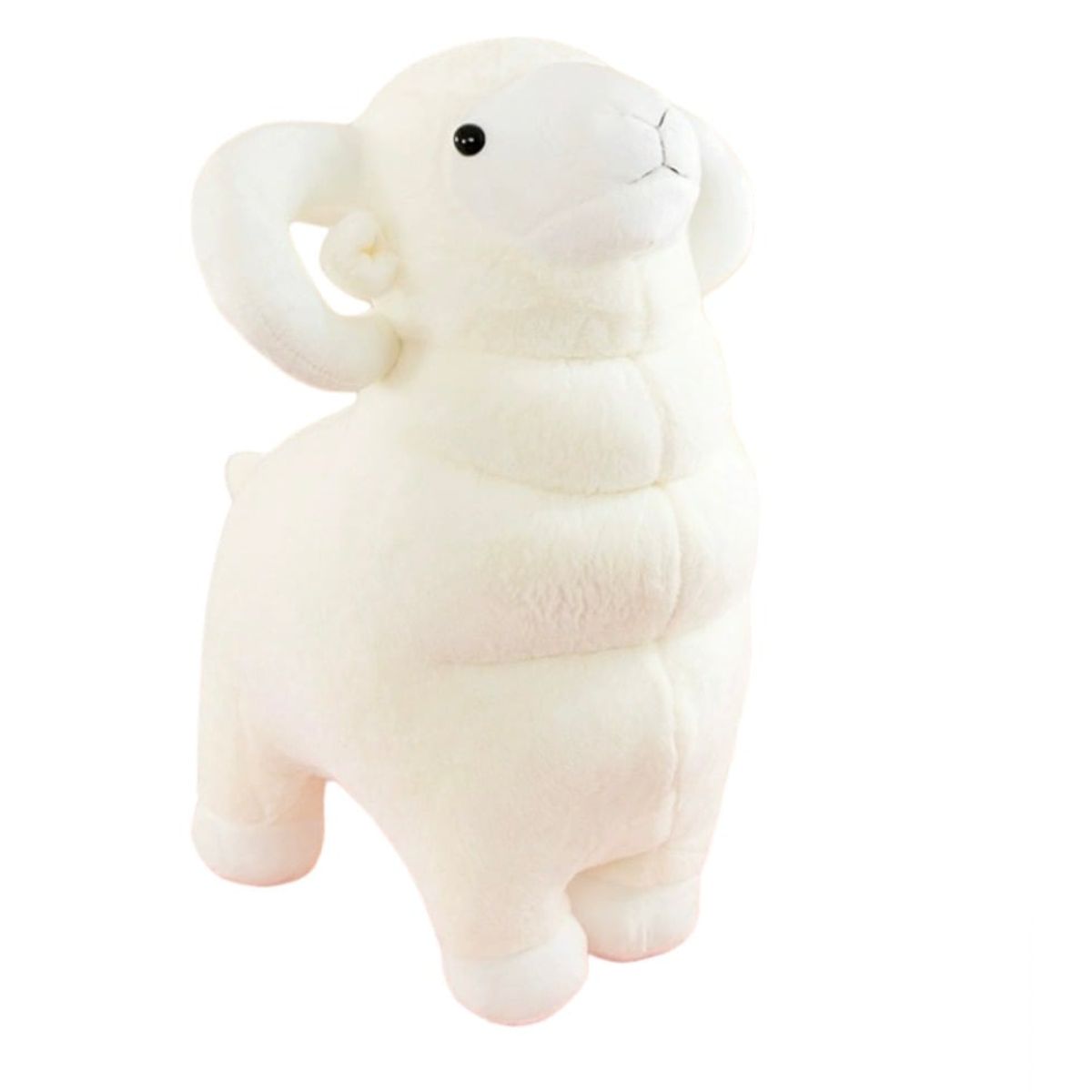 NO LOGO - Peluche Cabra Kawaii 40cm Blanco