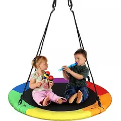 JUGUETON - Columpio Nido Circular 100cm Tela Autismo Tea