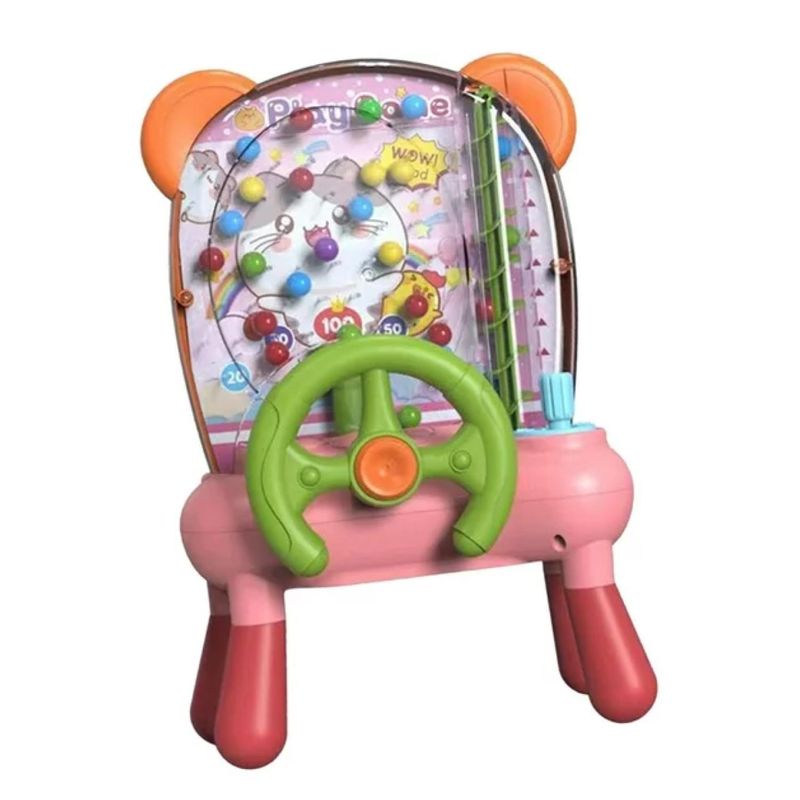 GENERICO - Juguete Maquina Atrapa Pelota Infantil Rosado 31x21x13cm