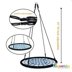 JUGUETON - Columpio Vestibular Circular 60cm Autismo Tea Azul