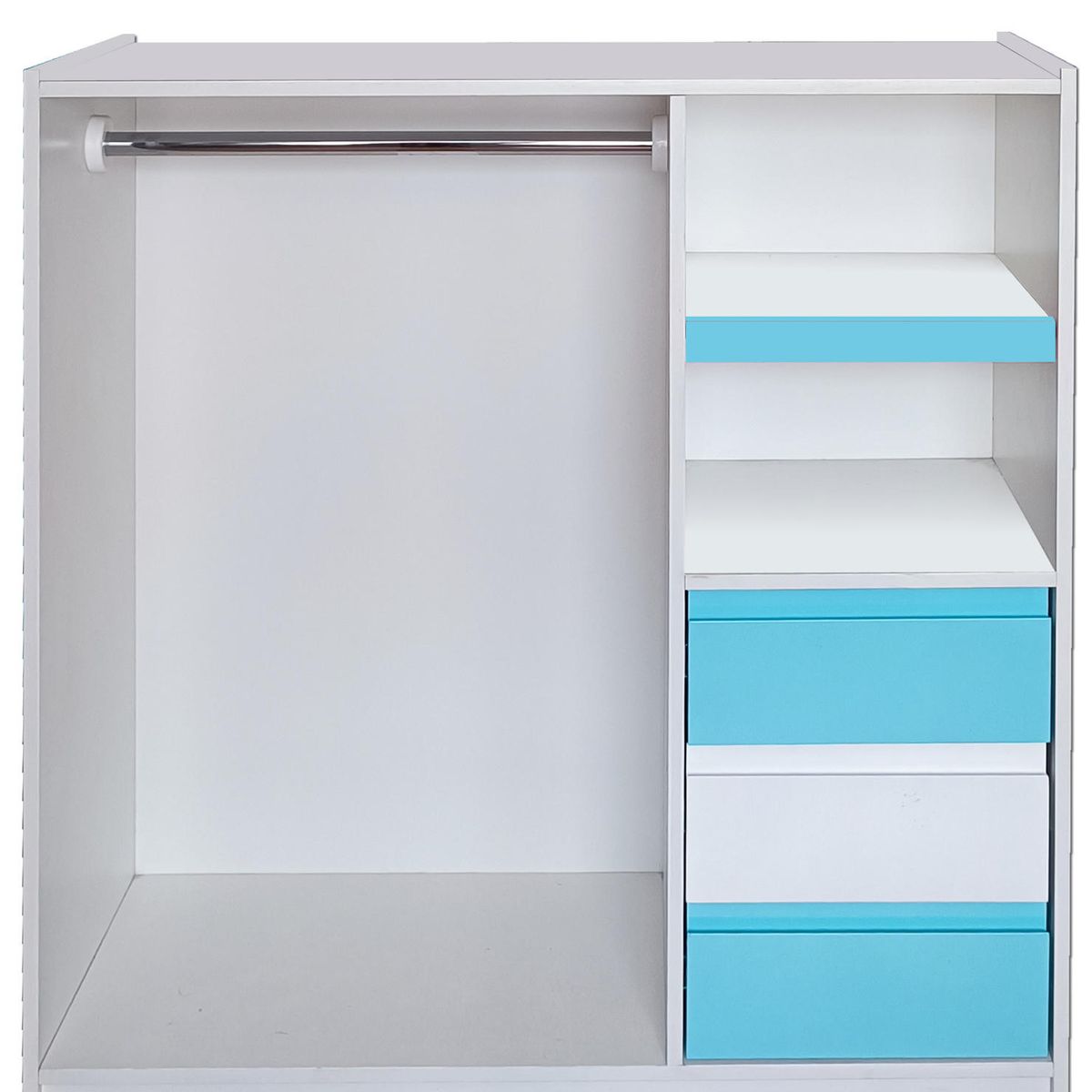 DECORACION CREATIVA - Mini Closet Minimal Celeste Blanco Montessori…