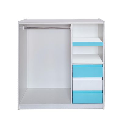 Imagen 2 del producto Mini Closet Minimal Celeste Blanco Montessori…