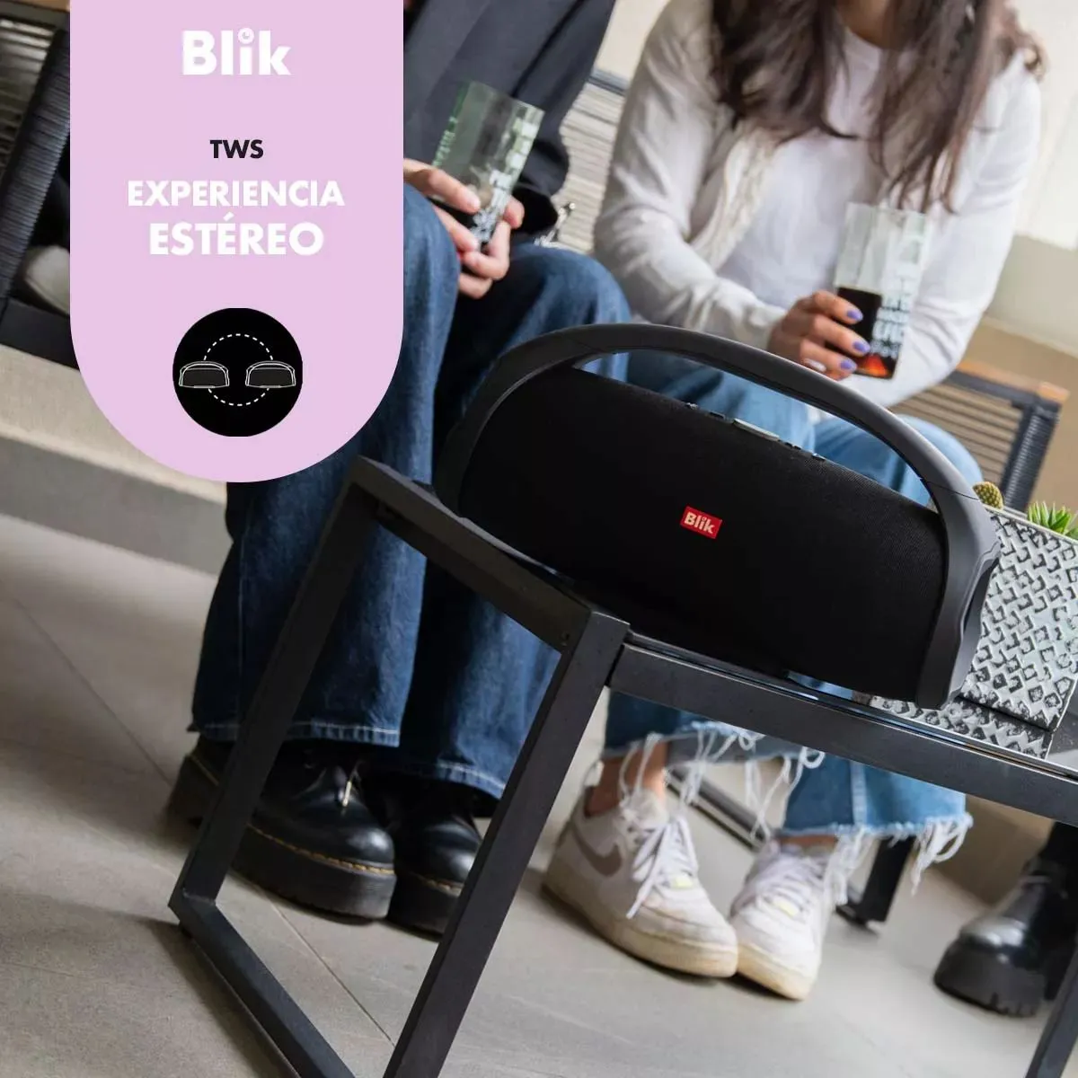 BLIK - Parlante Blik Booster 2 Bluetooth Negro