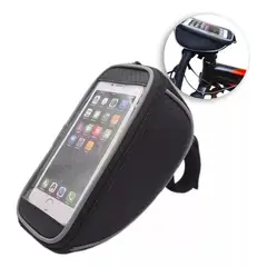 GENERICO - Bolso Bicicleta Delantero Con Porta Celular P/ Manubrio 4.8
