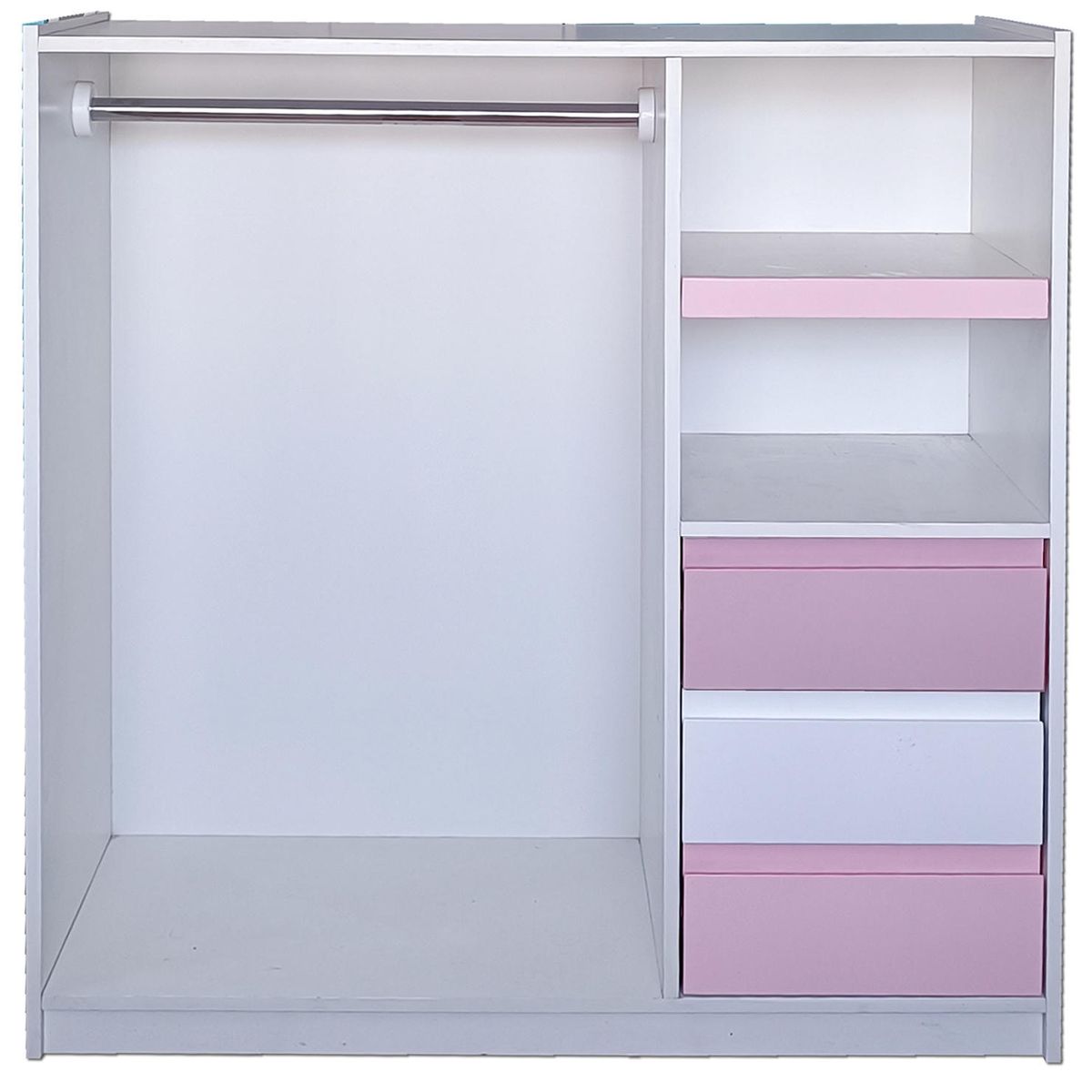 DECORACION CREATIVA - Mini Closet Minimal Rosado Blanco Montessori…