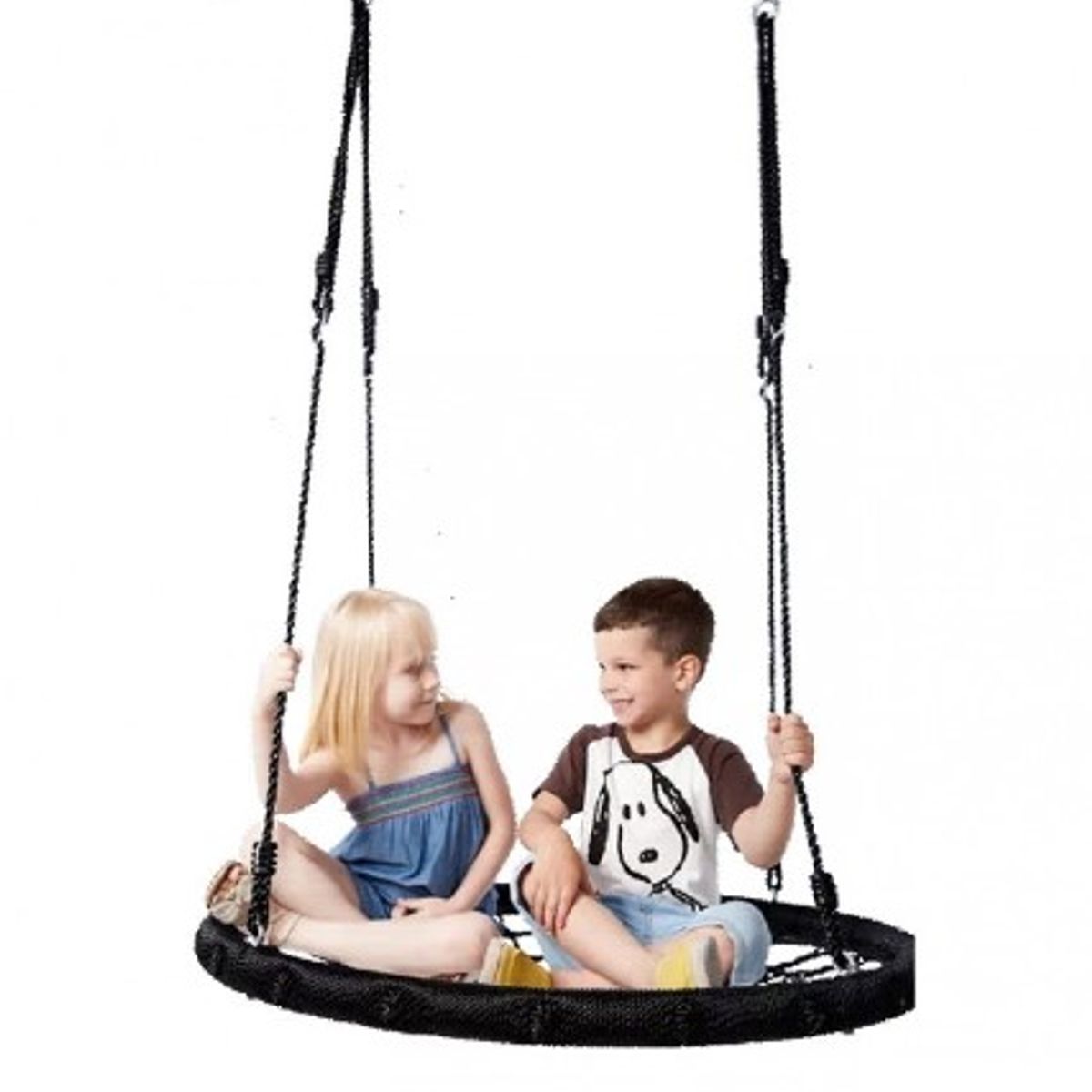 JUGUETON - Columpio Vestibular Circular 100cm Autismo Tea Negro