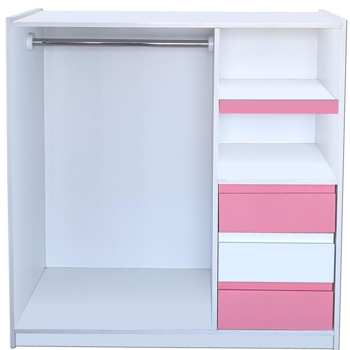 DECORACION CREATIVA - Mini Closet Minimal Rosado Blanco Rosa Montessori…