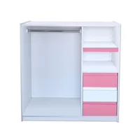 Mini Closet Minimal Rosado Blanco Rosa Montessori…