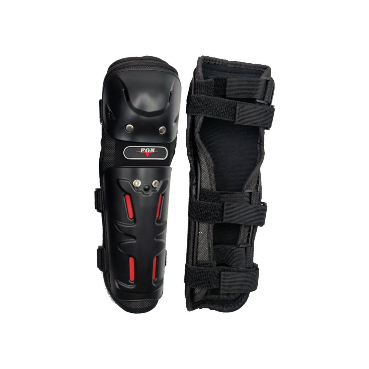 GENERICO - Set Rodilleras Y Coderas Para Motos Fgn - SC