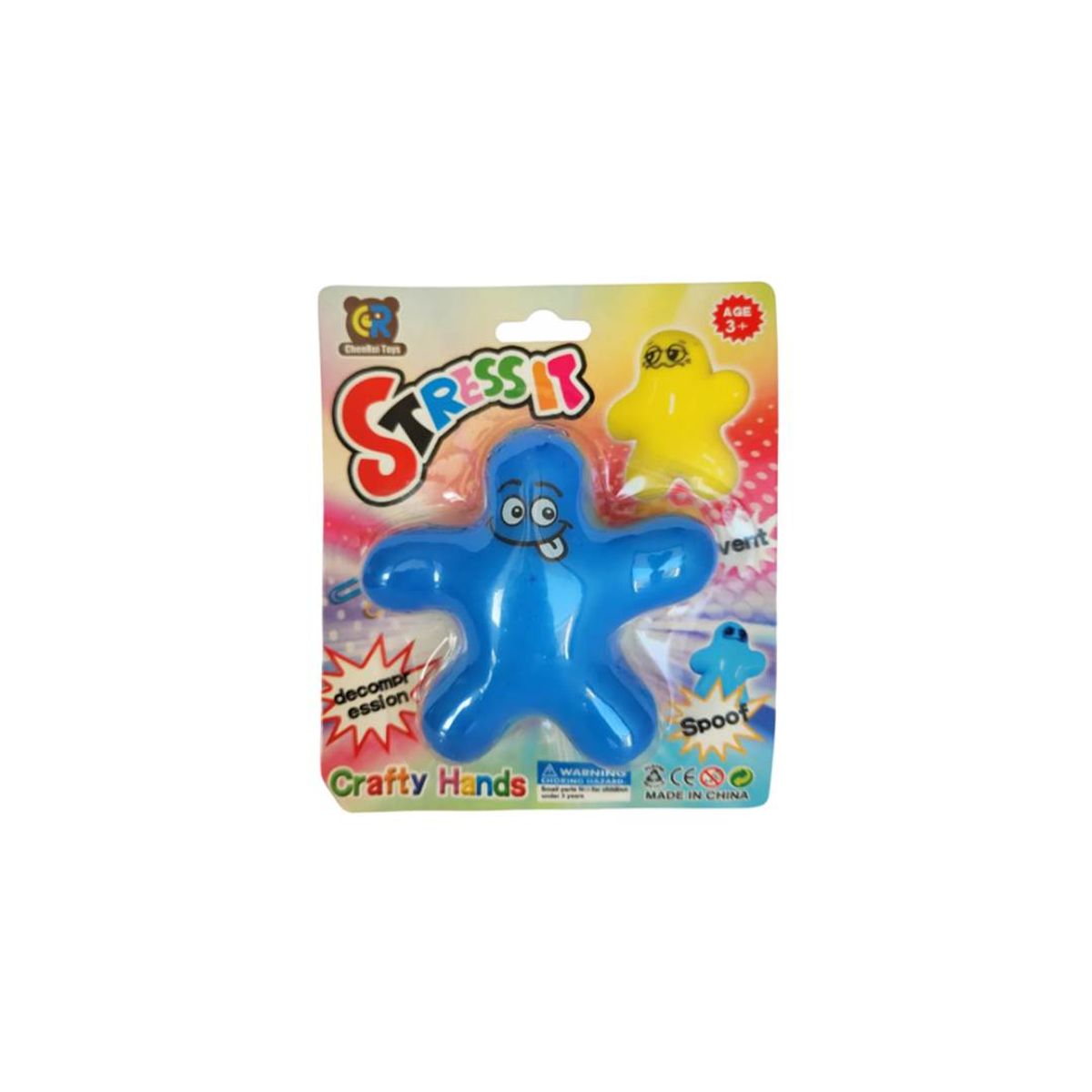 GENERICO - Squishy Caja 1 Estrella Blando Juguete Regalo Antiestres Color Azul