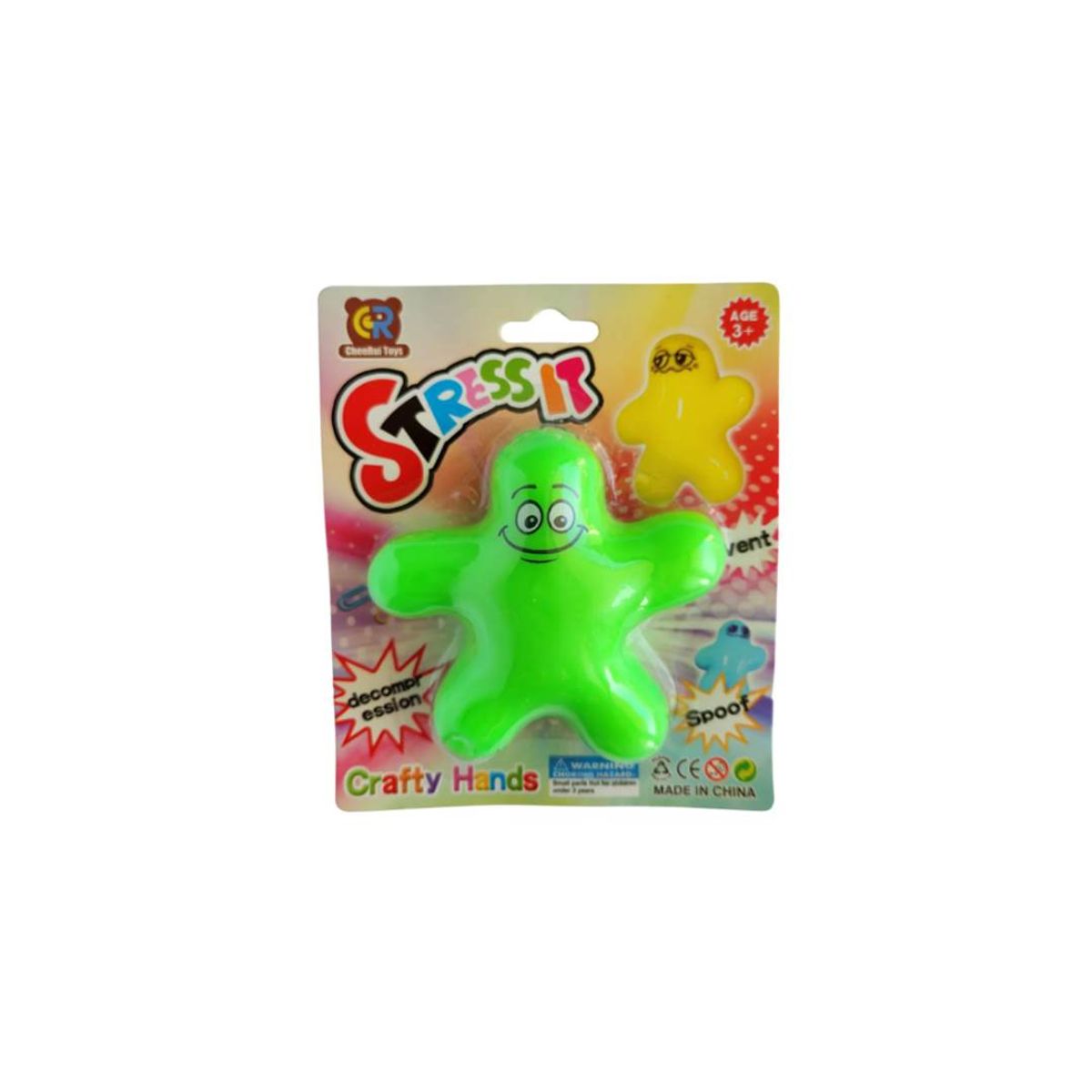 GENERICO - Squishy Caja 1 Estrella Blando Juguete Regalo Antiestres Color Verde