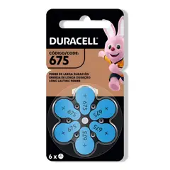 DURACELL - Pila 675 Auditiva Pack de 6U - 1.45V Larga duración
