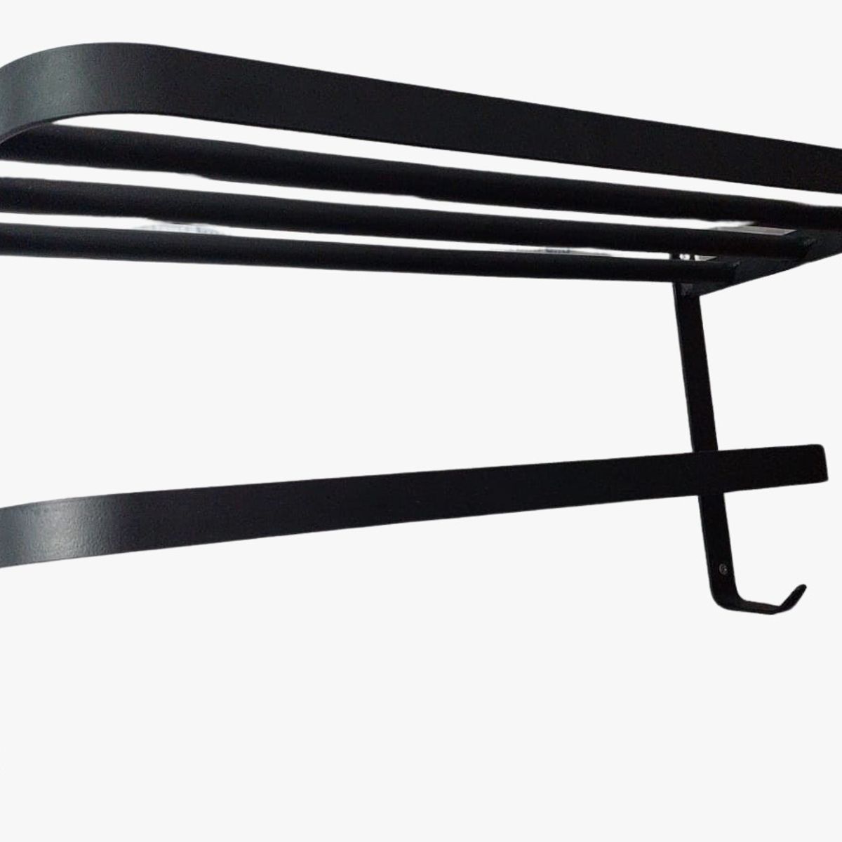 GENERICO - Soporte De Pared Para Toallas Metalico Con Gancho